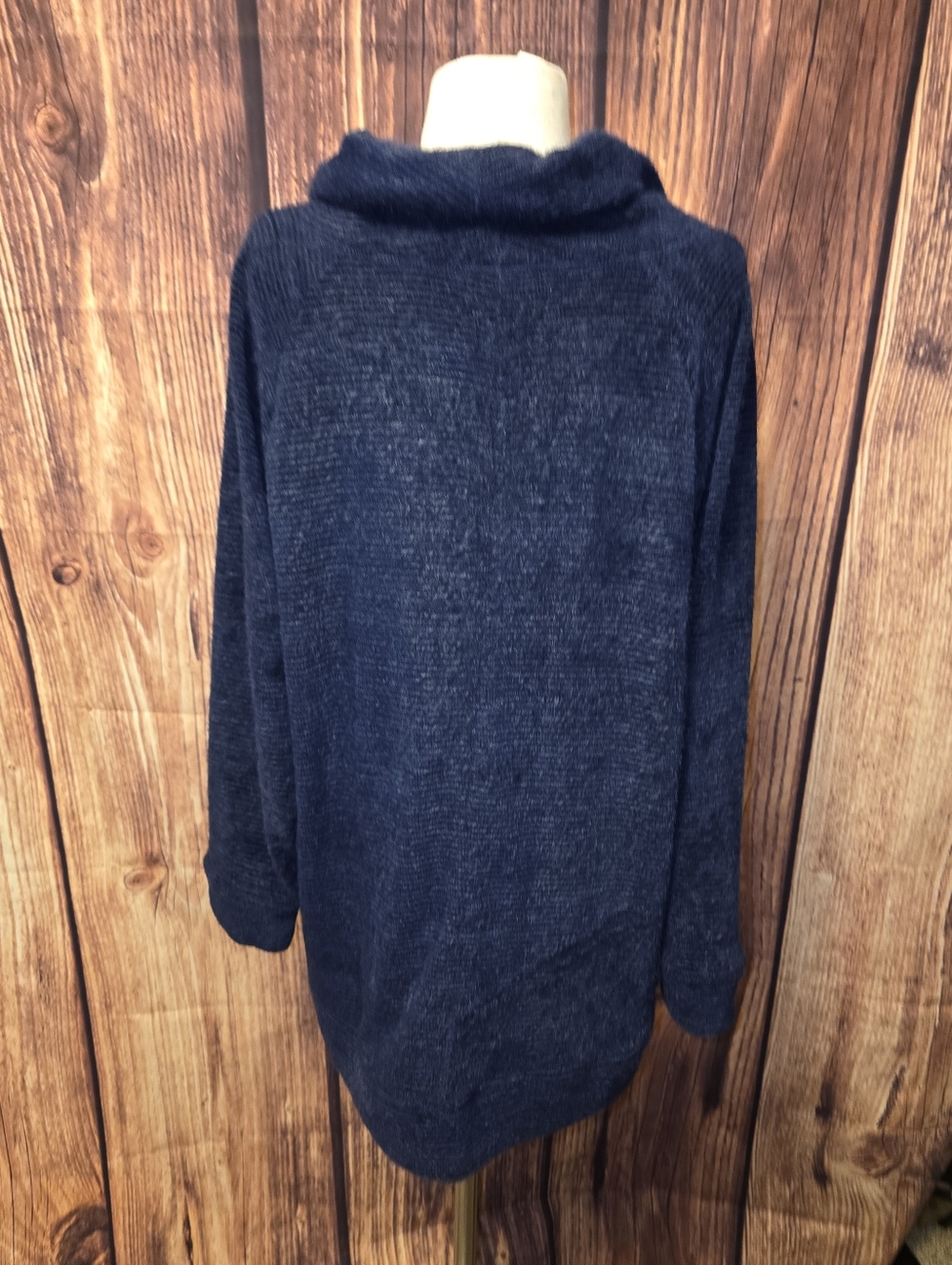 NWT Lane Bryant Cowl Neck Pullover Size 14/16 Maritime Blue - Picture 4 of 9